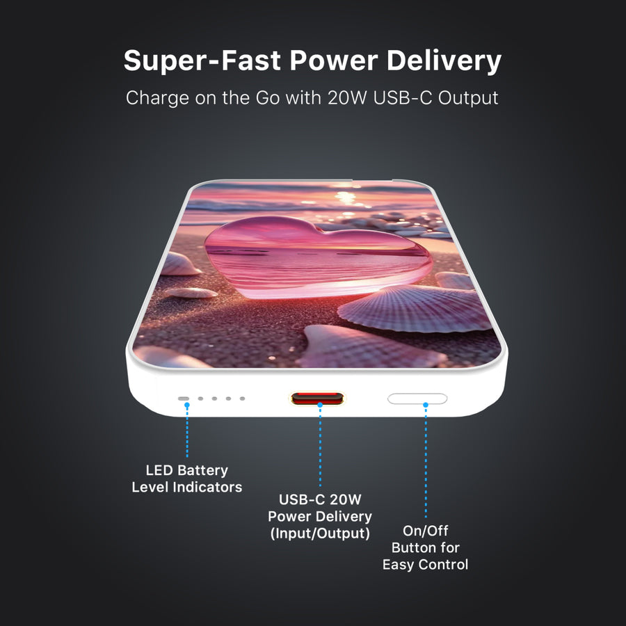 MyBat Design Lab 5000mAh Magnetic Wireless Power Bank - White - Sunset Beach Love - MPBBAT132-WH-384-7.jpg