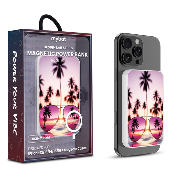 MyBat Design Lab 5000mAh Magnetic Wireless Power Bank - White - California Sunset - MPBBAT132-WH-385-1.jpg