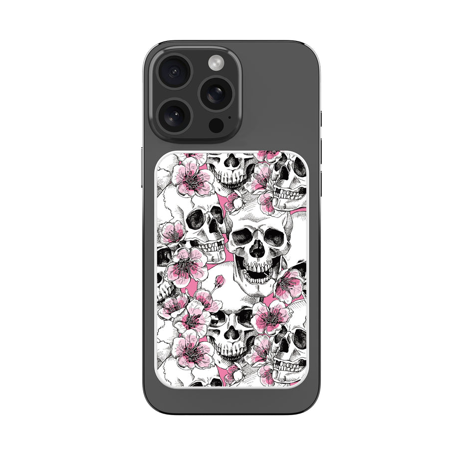 MyBat Design Lab 5000mAh Magnetic Wireless Power Bank - White - Death Blooms - MPBBAT132-WH-419-3.jpg