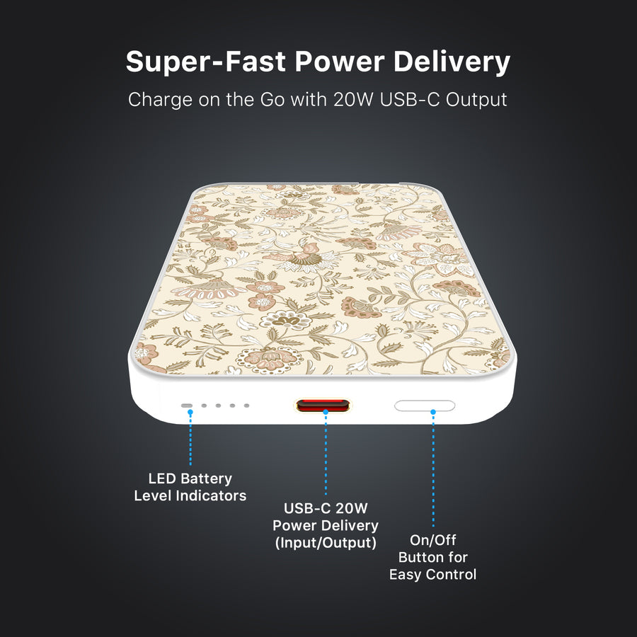 MyBat Design Lab 5000mAh Magnetic Wireless Power Bank - White - Jacobean Floral - MPBBAT132-WH-425-7.jpg