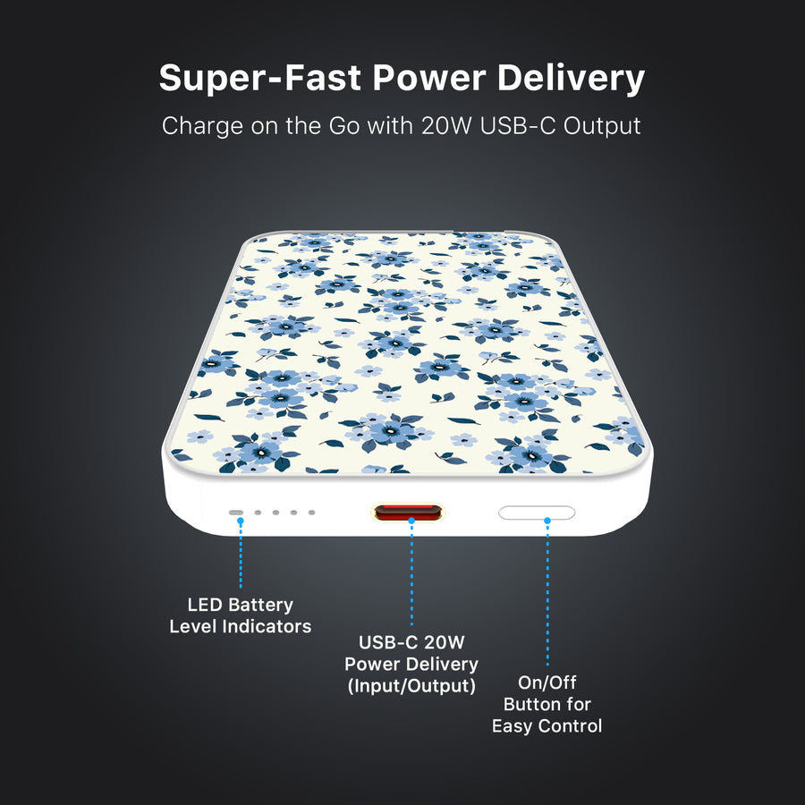 MyBat Design Lab 5000mAh Magnetic Wireless Power Bank - White - Porcelain Petals - MPBBAT132-WH-437-7.jpg