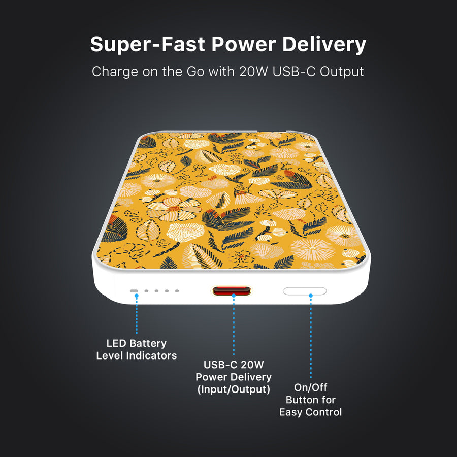 MyBat Design Lab 5000mAh Magnetic Wireless Power Bank - White - Floral Stitch - MPBBAT132-WH-439-7.jpg