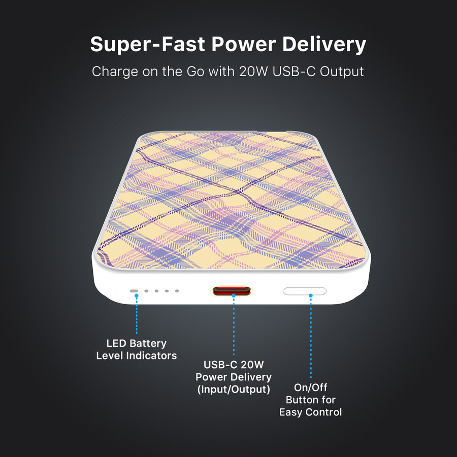 MyBat Design Lab 5000mAh Magnetic Wireless Power Bank - White - Wavy Plaid - MPBBAT132-WH-442-7.jpg