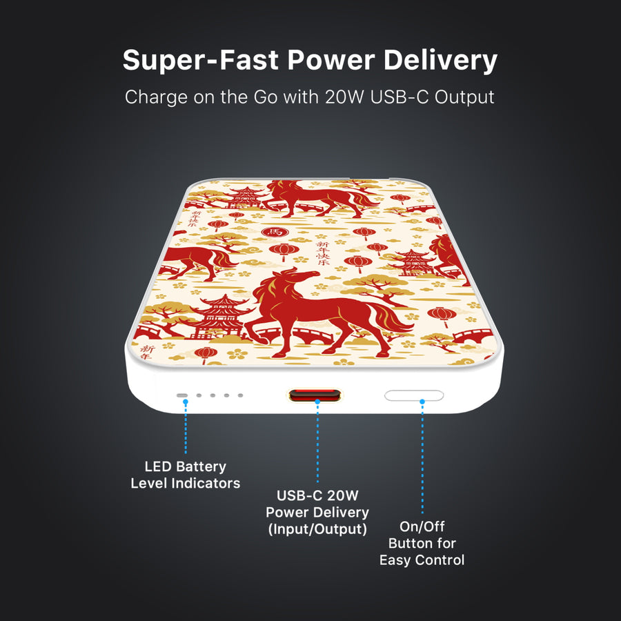 MyBat Design Lab 5000mAh Magnetic Wireless Power Bank - White - Year of the Horse - MPBBAT132-WH-461-7.jpg
