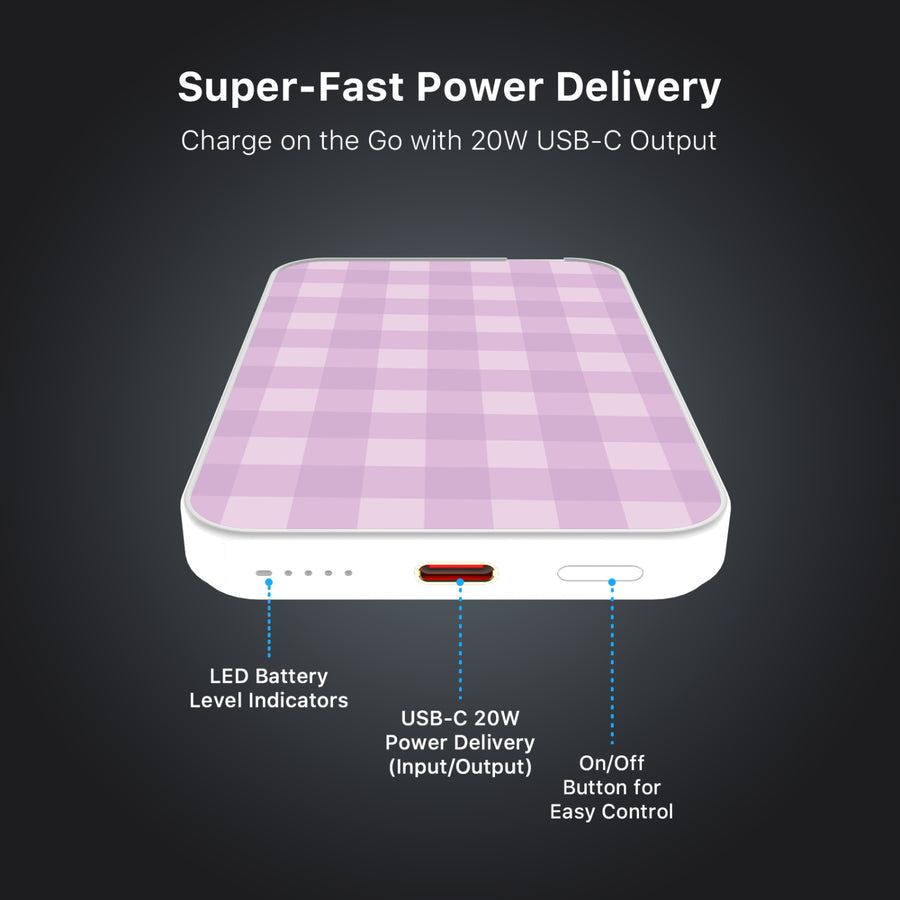 MyBat Design Lab 5000mAh Magnetic Wireless Power Bank - White - Purple Plaid - MPBBAT132-WH-483-7.jpg