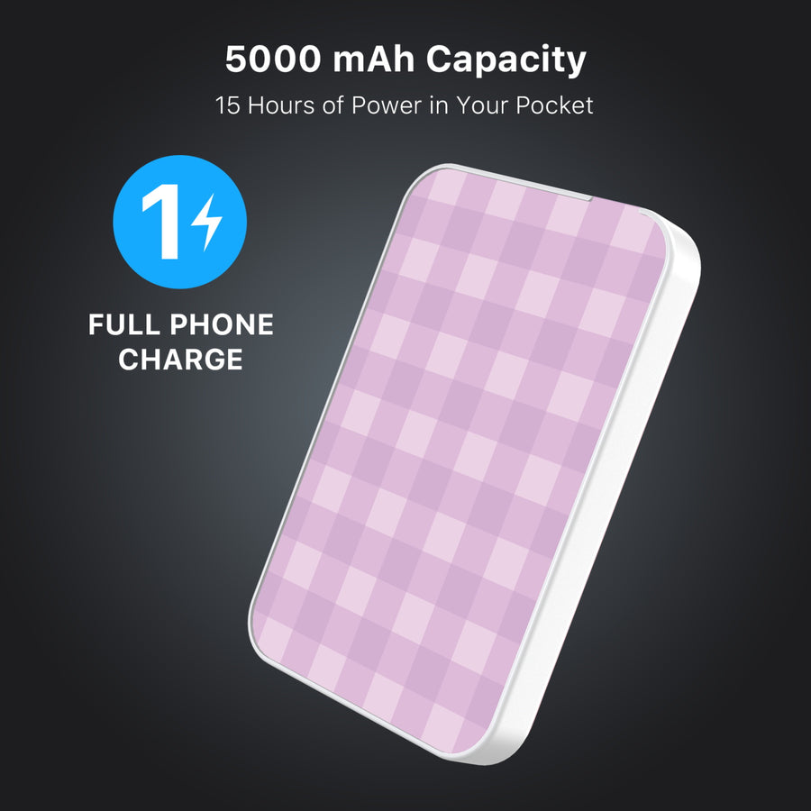 MyBat Design Lab 5000mAh Magnetic Wireless Power Bank - White - Purple Plaid - MPBBAT132-WH-483-8.jpg