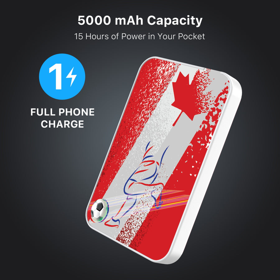 MyBat Design Lab 5000mAh Magnetic Wireless Power Bank - White – Canada Soccer - MPBBAT132-WH-506-8.jpg