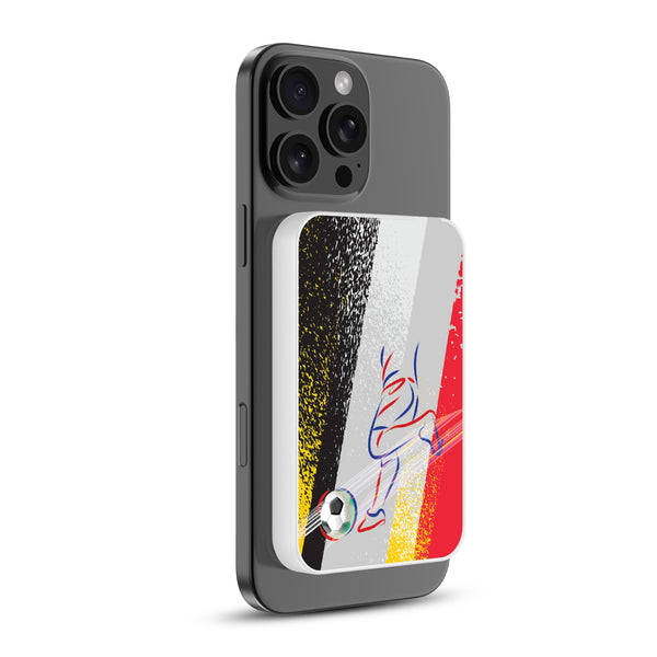 MyBat Design Lab 5000mAh Magnetic Wireless Power Bank - White – Germany Soccer - MPBBAT132-WH-512-2.jpg