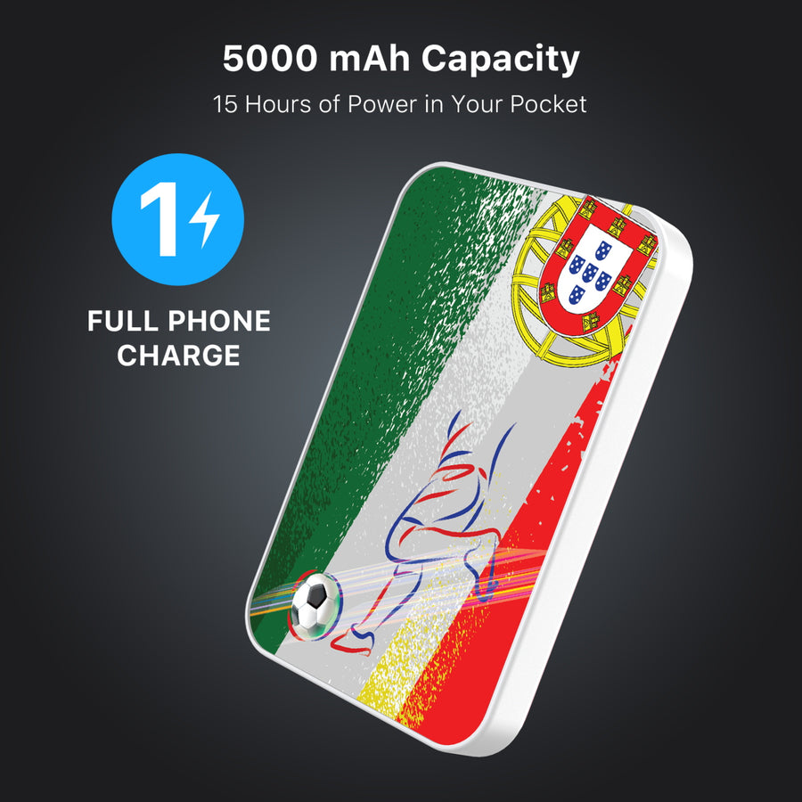 MyBat Design Lab 5000mAh Magnetic Wireless Power Bank - White – Portugal Soccer - MPBBAT132-WH-514-8.jpg