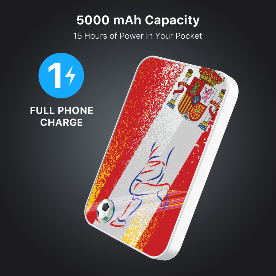 MyBat Design Lab 5000mAh Magnetic Wireless Power Bank - White – Spain Soccer - MPBBAT132-WH-515-8.jpg