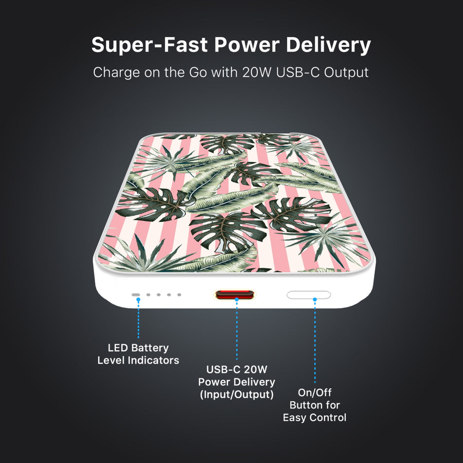 MyBat Design Lab 5000mAh Magnetic Wireless Power Bank - White – Palm Springs - MPBBAT132-WH-532-6.JPG