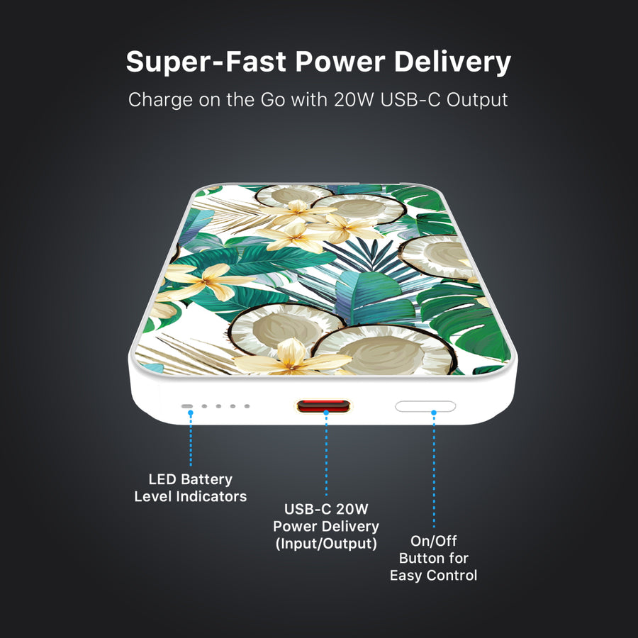 MyBat Design Lab 5000mAh Magnetic Wireless Power Bank - White – Coco Cabana - MPBBAT132-WH-534-6.JPG