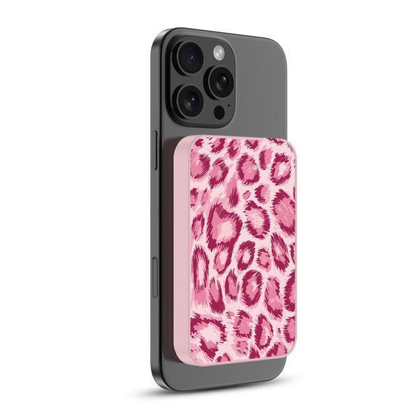MyBat Design Lab 5000mAh Magnetic Wireless Power Bank - Pink - Pink Leopard Print - MPBBAT133-PK-007-2.jpg
