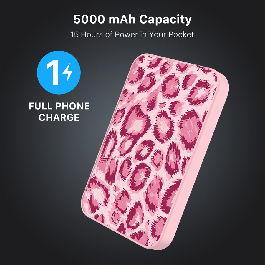 MyBat Design Lab 5000mAh Magnetic Wireless Power Bank - Pink - Pink Leopard Print - MPBBAT133-PK-007-8.jpg