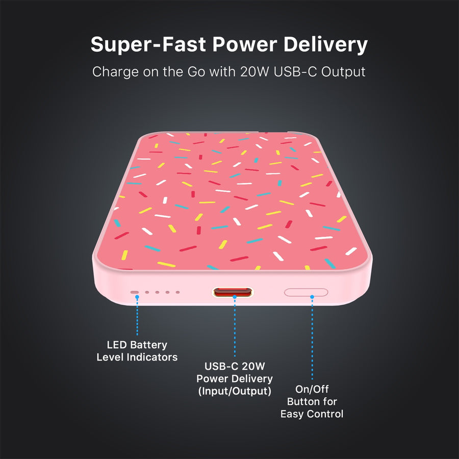 MyBat Design Lab 5000mAh Magnetic Wireless Power Bank - Pink - Sprinkles - MPBBAT133-PK-099-7.jpg