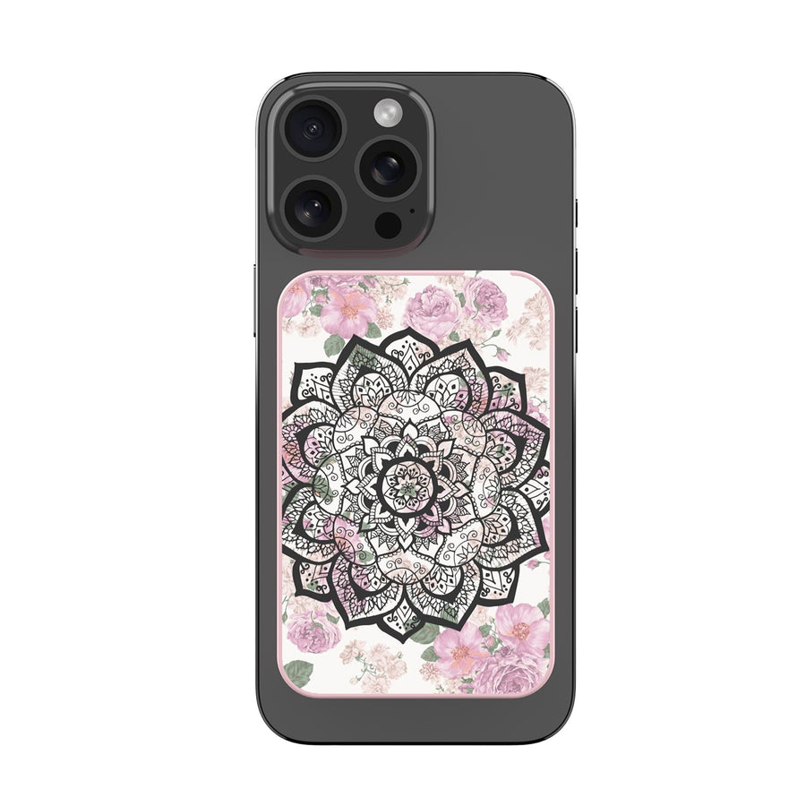 MyBat Design Lab 5000mAh Magnetic Wireless Power Bank - Pink - Mandala - MPBBAT133-PK-113-3.jpg