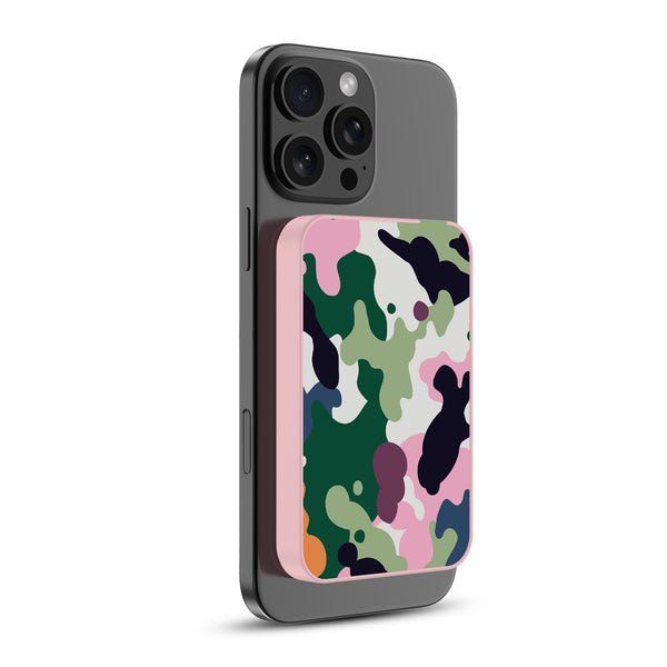 MyBat Design Lab 5000mAh Magnetic Wireless Power Bank - Pink - Multicolor Camouflage - MPBBAT133-PK-121-2.jpg