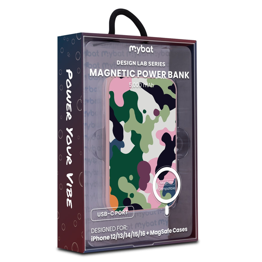 MyBat Design Lab 5000mAh Magnetic Wireless Power Bank - Pink - Multicolor Camouflage - MPBBAT133-PK-121-9.jpg