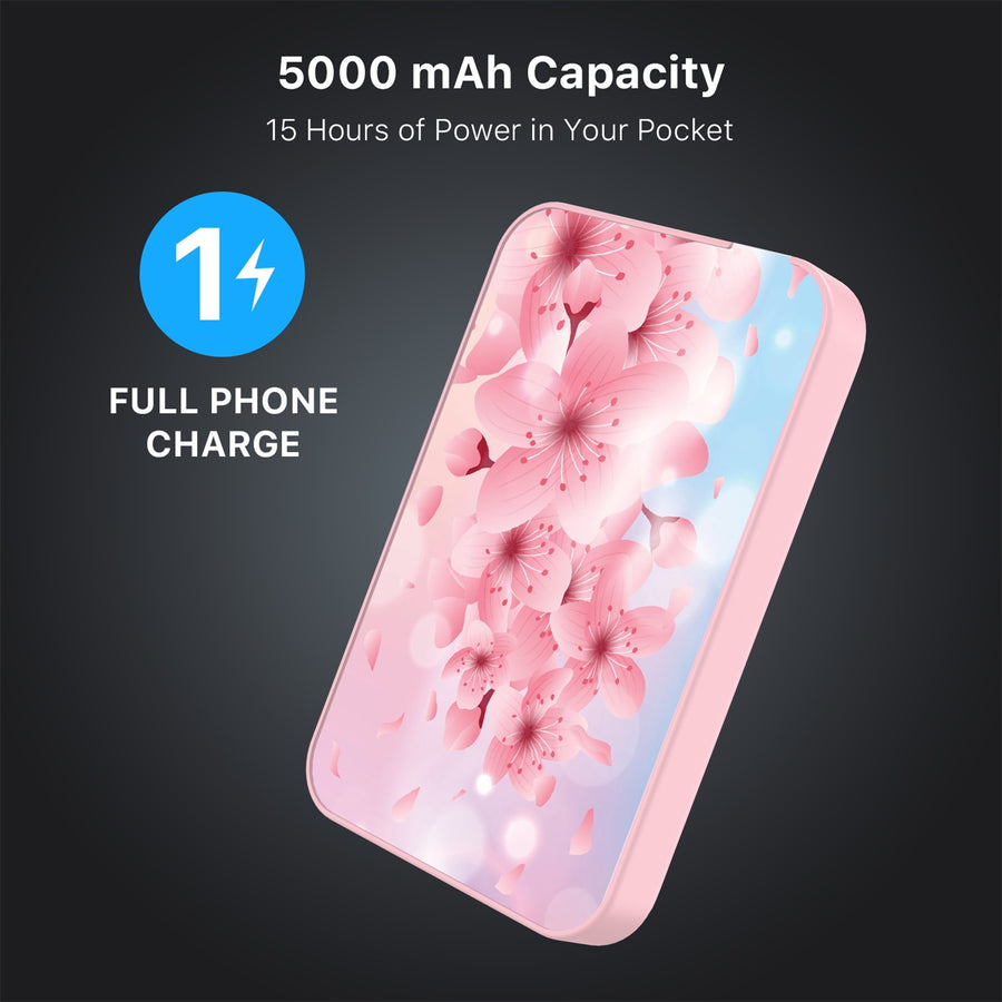 MyBat Design Lab 5000mAh Magnetic Wireless Power Bank - Pink - Cherry Blossoms - MPBBAT133-PK-131-8.jpg
