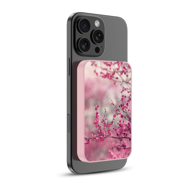 MyBat Design Lab 5000mAh Magnetic Wireless Power Bank - Pink - Sakura Blooms - MPBBAT133-PK-132-2.jpg