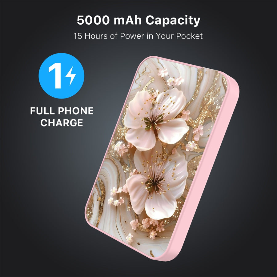 MyBat Design Lab 5000mAh Magnetic Wireless Power Bank - Pink - Golden Petal Glow - MPBBAT133-PK-186-8.jpg