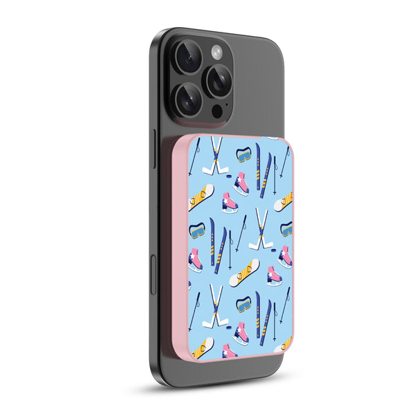 MyBat Design Lab 5000mAh Magnetic Wireless Power Bank - Pink - Winter Games - MPBBAT133-PK-322-2.jpg