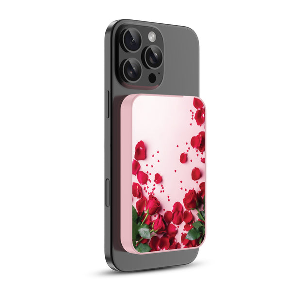 MyBat Design Lab 5000mAh Magnetic Wireless Power Bank - Pink - Rose Petals - MPBBAT133-PK-342-2.jpg