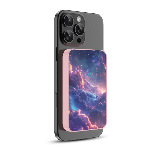 MyBat Design Lab 5000mAh Magnetic Wireless Power Bank - Pink - Galaxy Clouds - MPBBAT133-PK-345-2.jpg