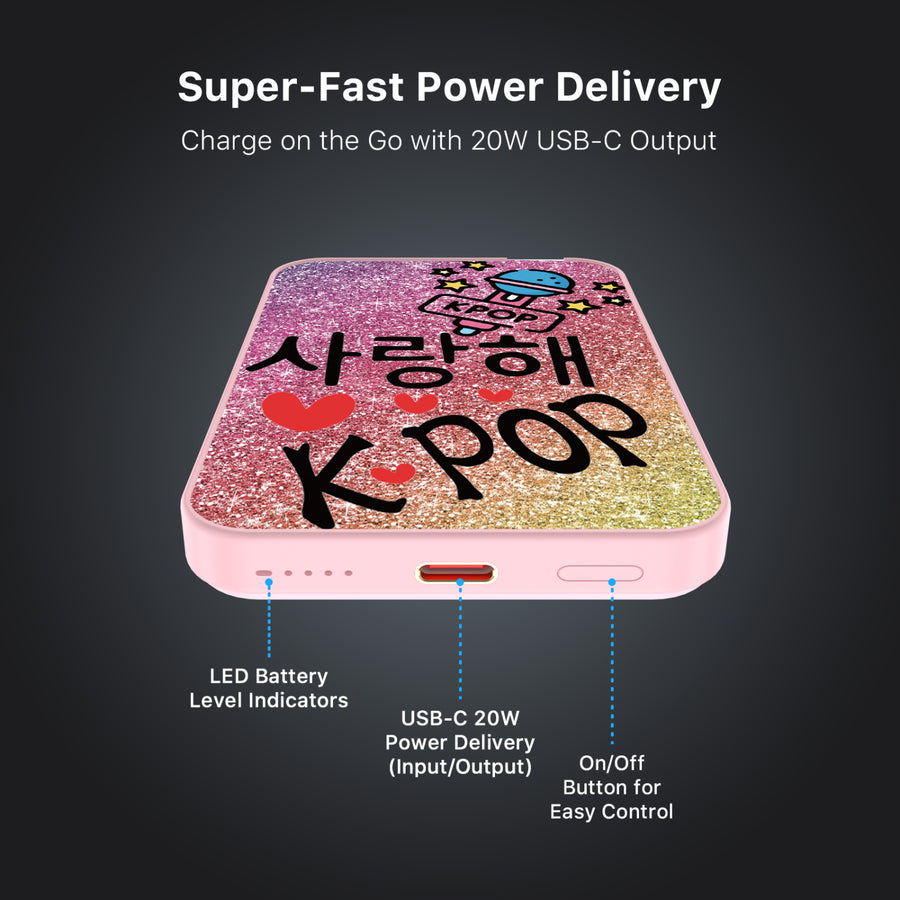 MyBat Design Lab 5000mAh Magnetic Wireless Power Bank - Pink - K-Pop - MPBBAT133-PK-355-7.jpg