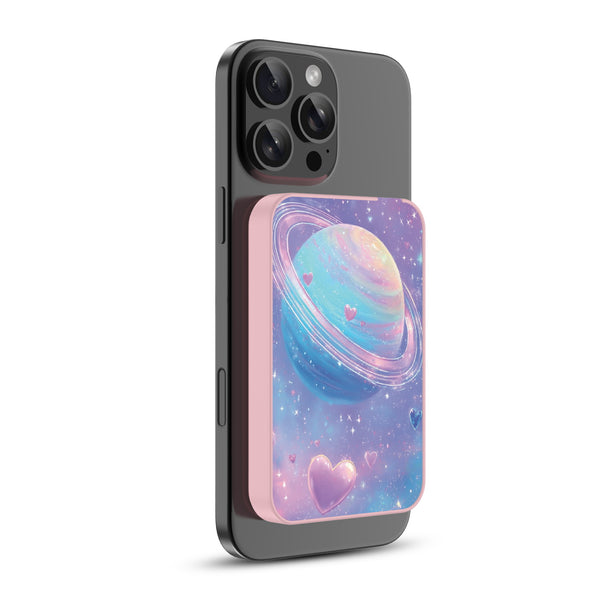MyBat Design Lab 5000mAh Magnetic Wireless Power Bank - Pink - Planetary Love - MPBBAT133-PK-372-2.jpg