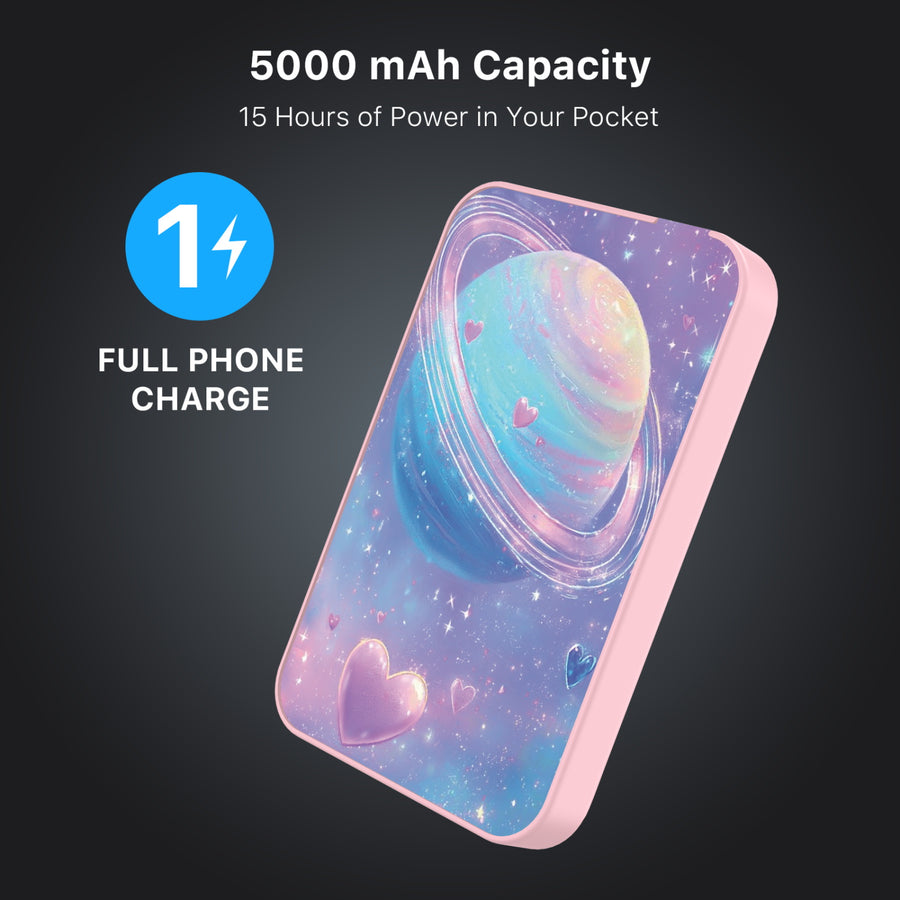 MyBat Design Lab 5000mAh Magnetic Wireless Power Bank - Pink - Planetary Love - MPBBAT133-PK-372-8.jpg