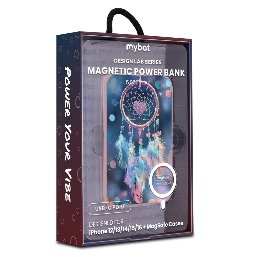 MyBat Design Lab 5000mAh Magnetic Wireless Power Bank - Pink - Pastel Dreamcatcher - MPBBAT133-PK-376-9.jpg