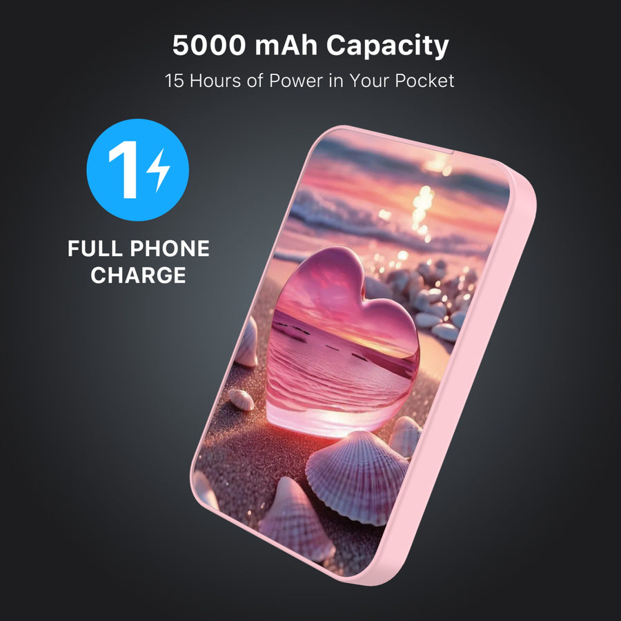 MyBat Design Lab 5000mAh Magnetic Wireless Power Bank - Pink - Sunset Beach Love - MPBBAT133-PK-384-8.jpg