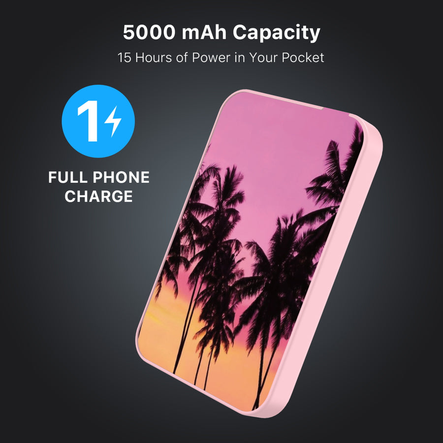 MyBat Design Lab 5000mAh Magnetic Wireless Power Bank - Pink - Hello Summer - MPBBAT133-PK-386-8.jpg