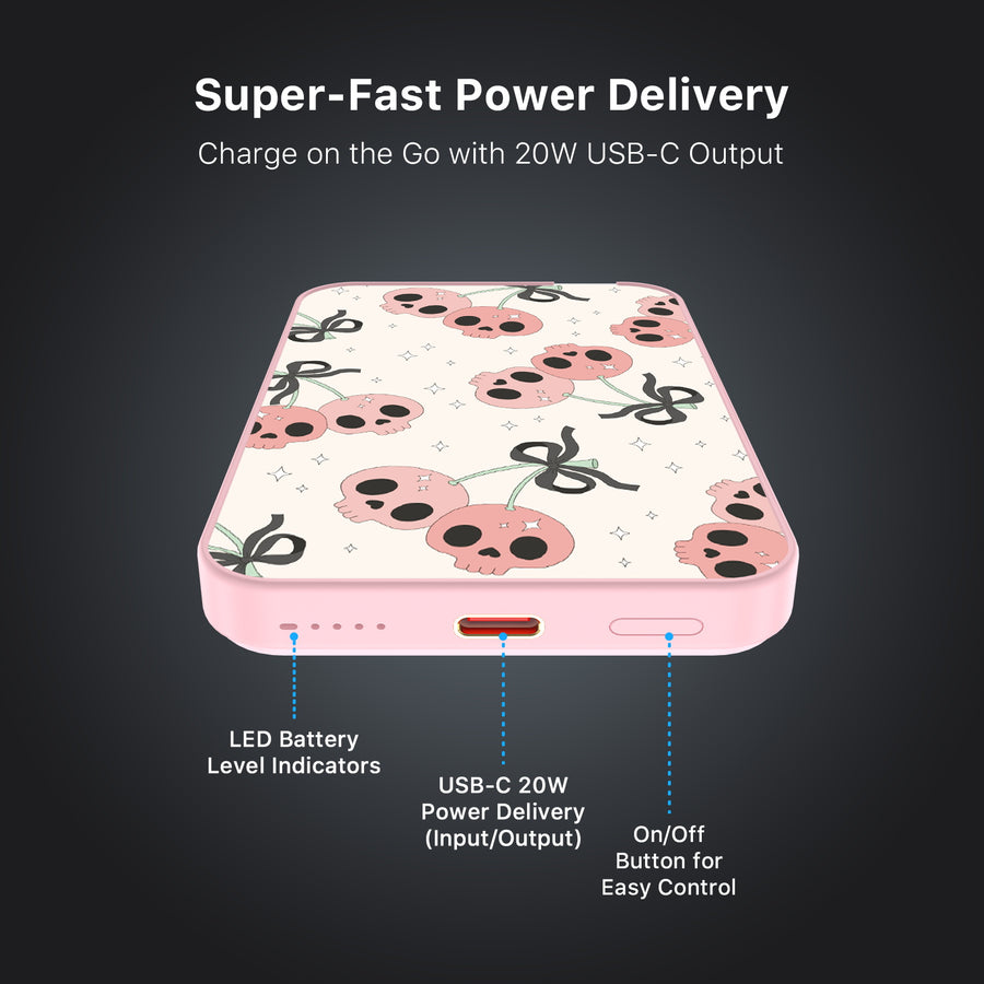 MyBat Design Lab 5000mAh Magnetic Wireless Power Bank - Pink - Cherry Skulls - MPBBAT133-PK-408-7.jpg