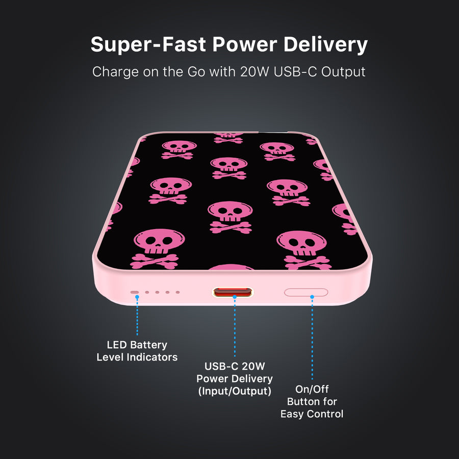 MyBat Design Lab 5000mAh Magnetic Wireless Power Bank - Pink - Pretty Poison - MPBBAT133-PK-416-7.jpg