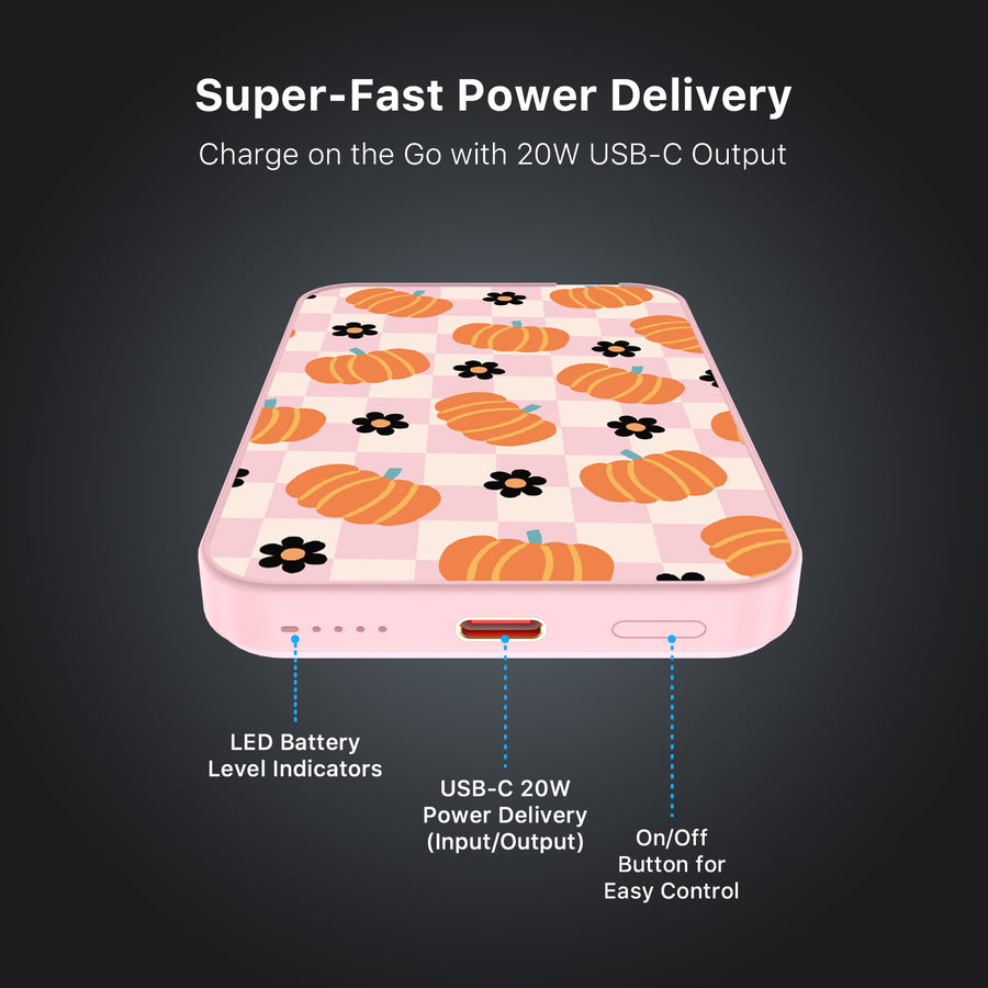 MyBat Design Lab 5000mAh Magnetic Wireless Power Bank - Pink - Plaid Patch - MPBBAT133-PK-436-7.jpg