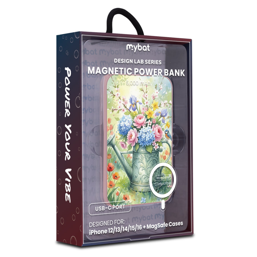 MyBat Design Lab 5000mAh Magnetic Wireless Power Bank - Pink - Backyard Bouquet - MPBBAT133-PK-469-9.jpg