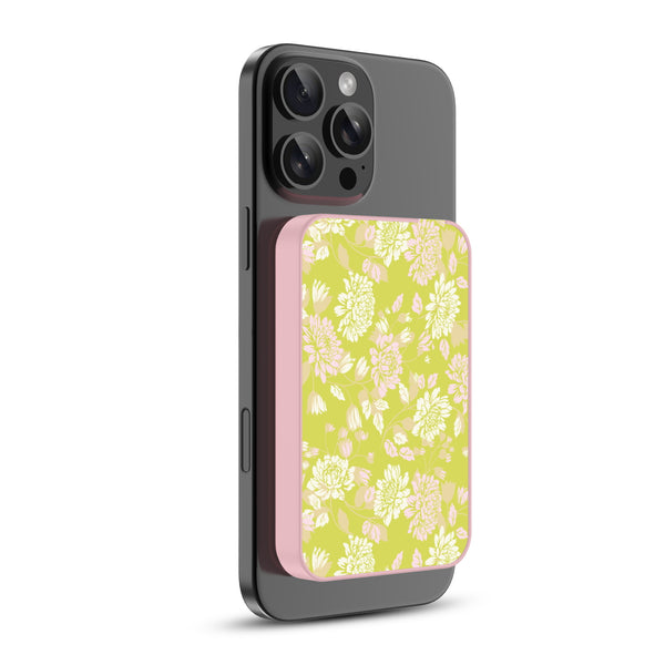 MyBat Design Lab 5000mAh Magnetic Wireless Power Bank - Pink - Green Thumb - MPBBAT133-PK-472-2.jpg