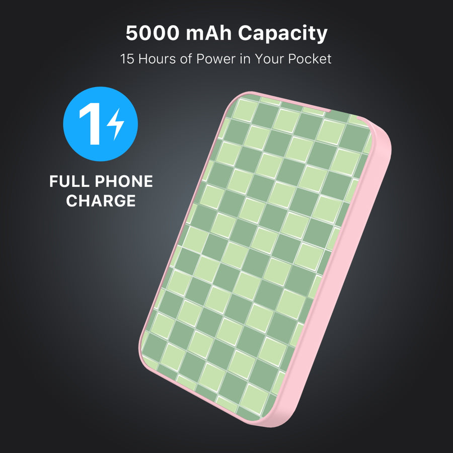 MyBat Design Lab 5000mAh Magnetic Wireless Power Bank - Pink - Matcha Check - MPBBAT133-PK-482-8.jpg