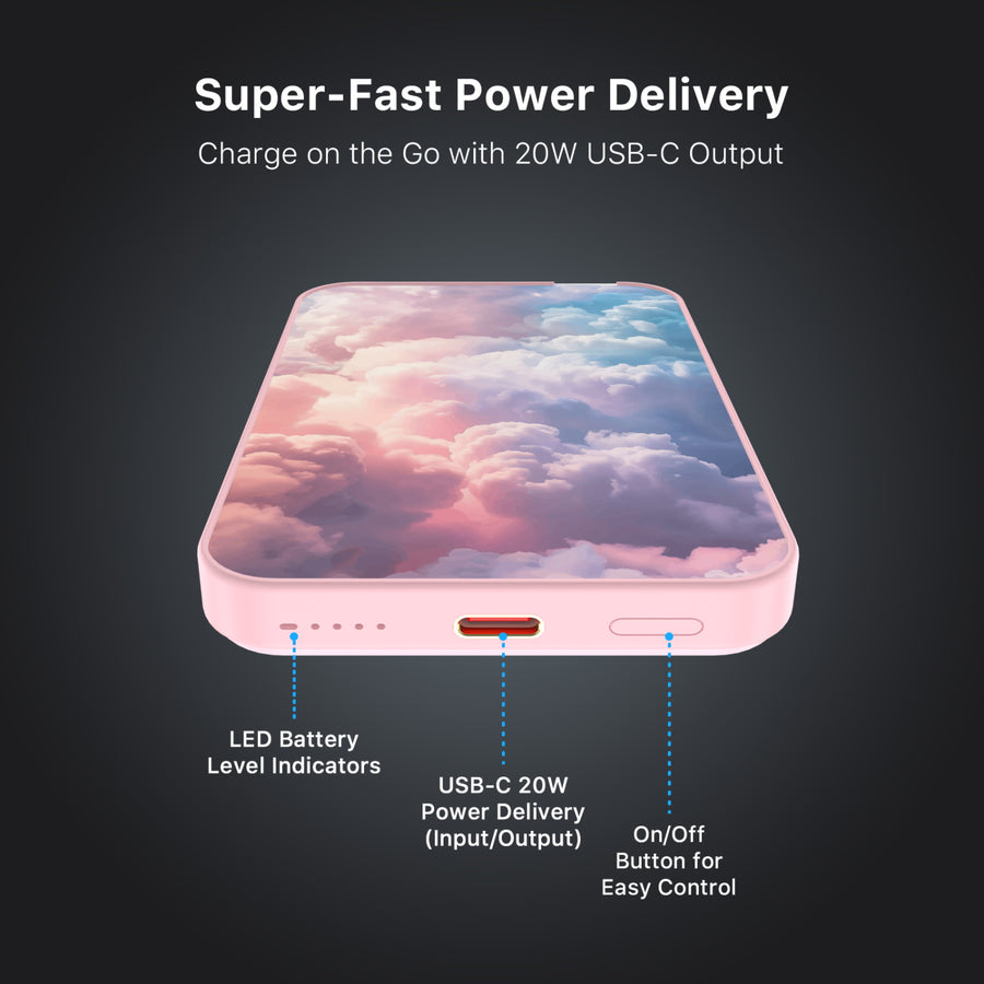MyBat Design Lab 5000mAh Magnetic Wireless Power Bank - Pink - Cloudscape - MPBBAT133-PK-490-7.jpg