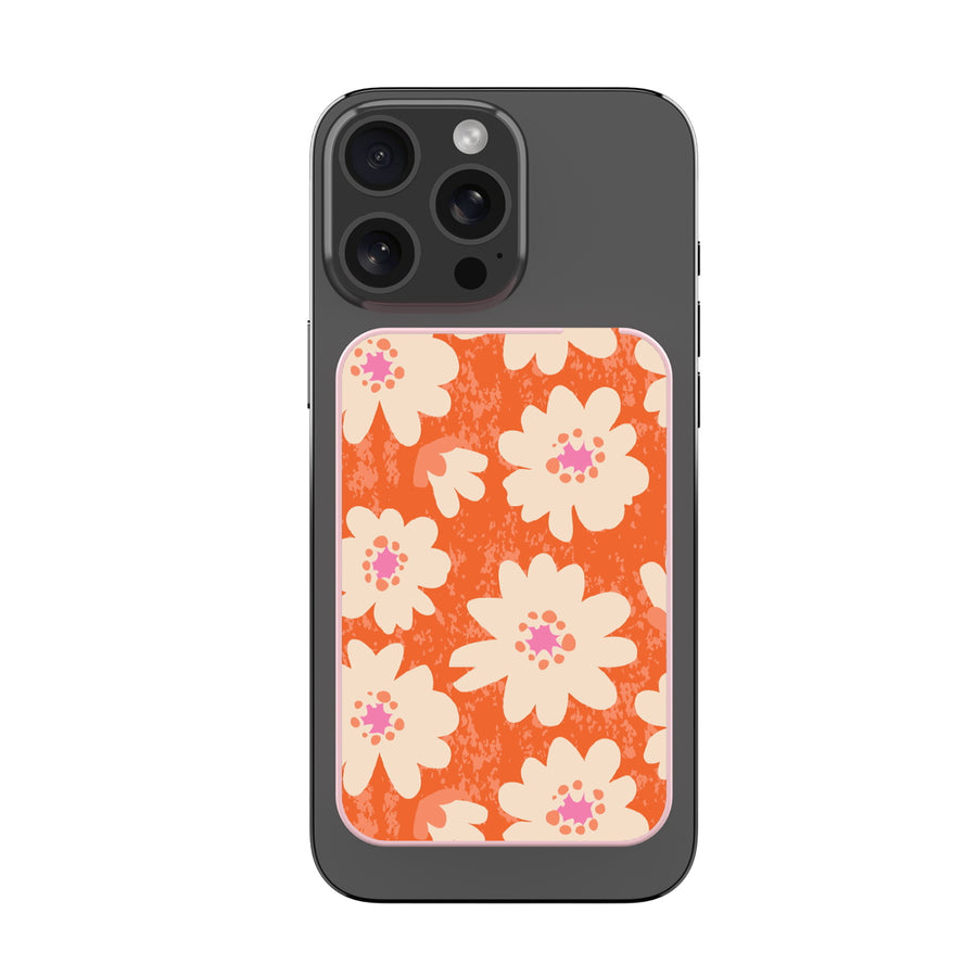 MyBat Design Lab 5000mAh Magnetic Wireless Power Bank - Pink – Sunset Hibiscus - MPBBAT133-PK-531-2.JPG