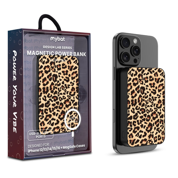 MyBat Design Lab 10000mAh Magnetic Wireless Power Bank - Black - Leopard Print - MPBBAT141-BK-005-1.jpg