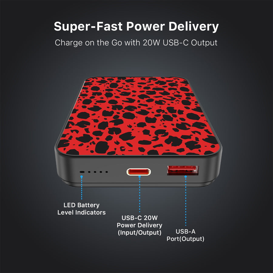 MyBat Design Lab 10000mAh Magnetic Wireless Power Bank - Black - Red Leopard Print - MPBBAT141-BK-008-7.jpg