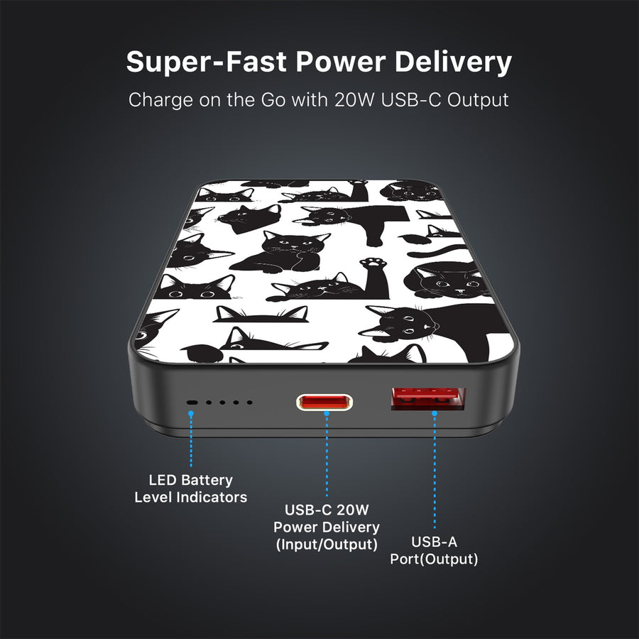 MyBat Design Lab 10000mAh Magnetic Wireless Power Bank - Black - Black Cats - MPBBAT141-BK-017-7.jpg