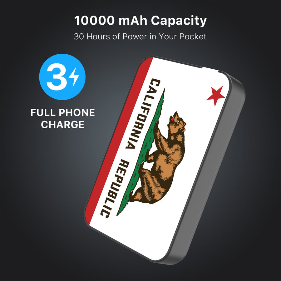 MyBat Design Lab 10000mAh Magnetic Wireless Power Bank - Black - California State Flag - MPBBAT141-BK-027-8.jpg