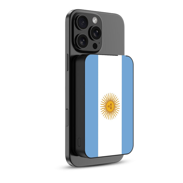 MyBat Design Lab 10000mAh Magnetic Wireless Power Bank - Black - Argentinian Flag - MPBBAT141-BK-031-2.jpg
