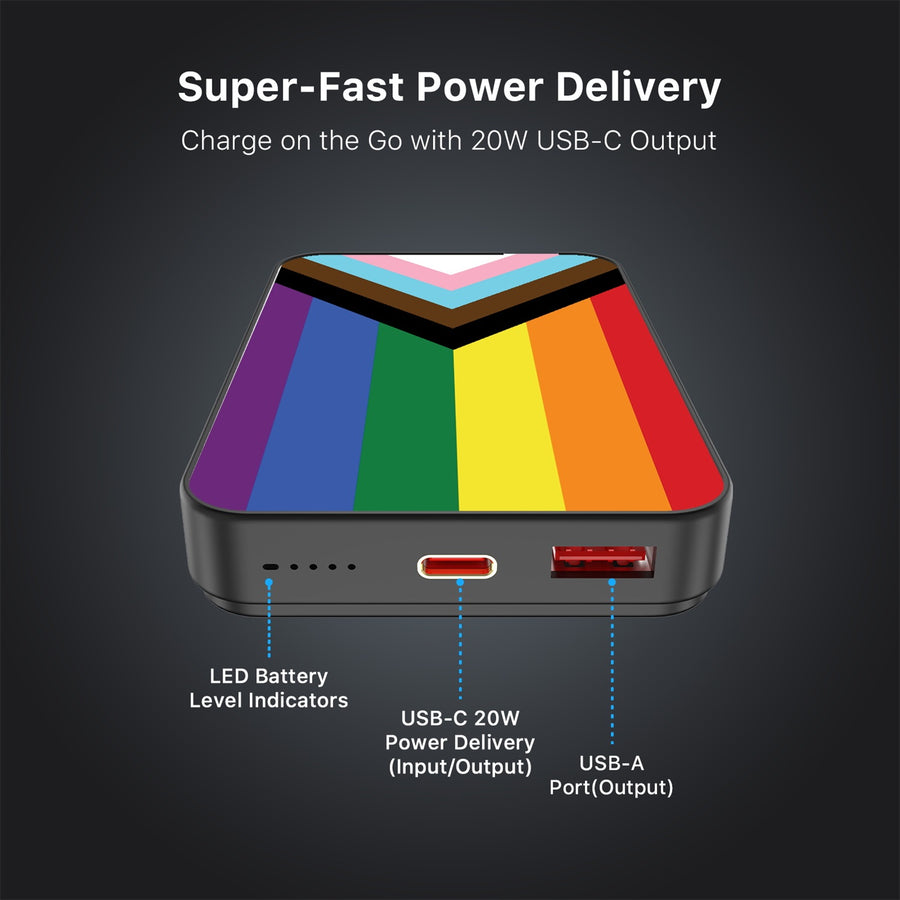 MyBat Design Lab 10000mAh Magnetic Wireless Power Bank - Black - LGBTQ+ Flag - MPBBAT141-BK-034-7.jpg