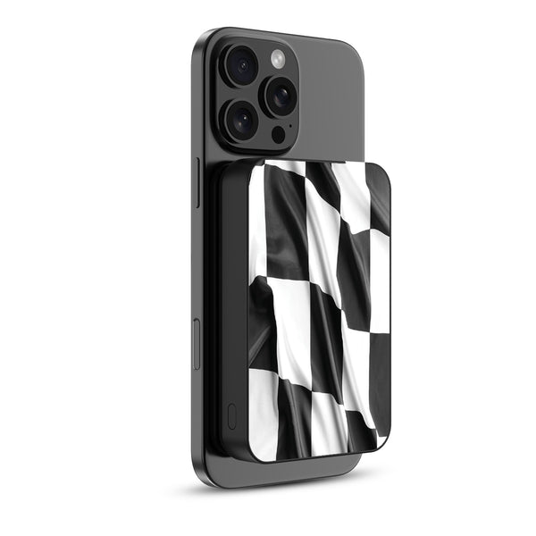 MyBat Design Lab 10000mAh Magnetic Wireless Power Bank - Black - Racing Flag - MPBBAT141-BK-040-2.jpg