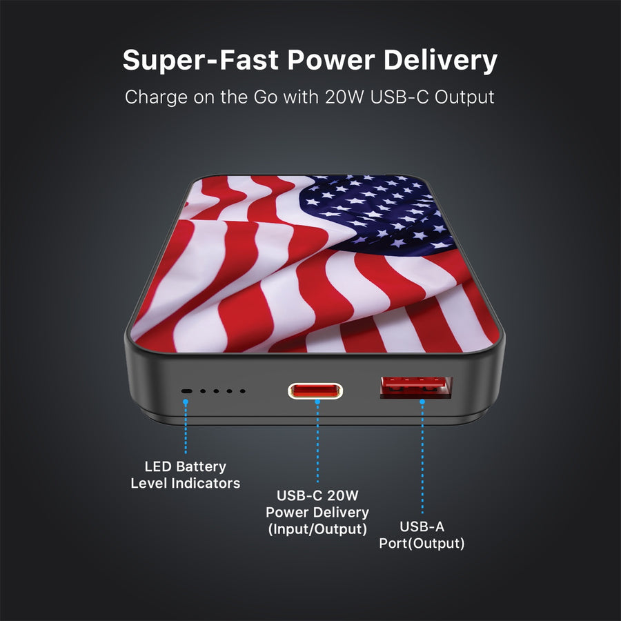 MyBat Design Lab 10000mAh Magnetic Wireless Power Bank - Black - Stars & Stripes - MPBBAT141-BK-042-7.jpg